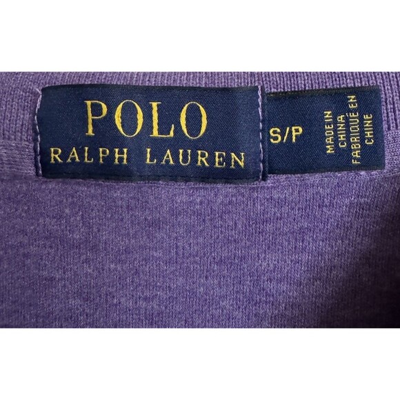 Polo Ralph Lauren Shirt Mens SP‎ Purple Polo Cotton Classic Fit Red Pony - Picture 2 of 4